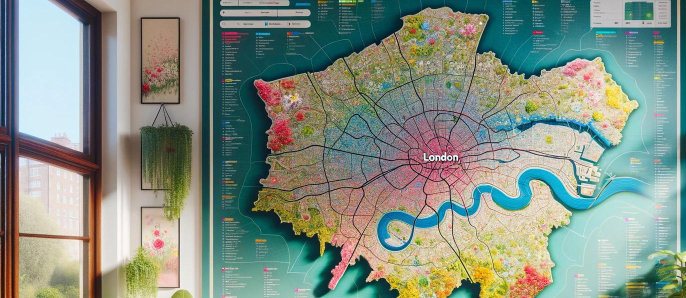 DALL·E-2024-04-26-15.56.44-A-panoramic-spring-themed-image-specifically-depicting-the-concept-of-geography-with-a-focus-on-London-England-resized-to-2500px-by-600px.-The-scene